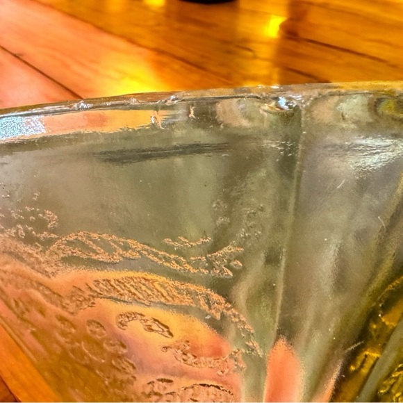 1930s Vintage Federal Glass Madrid Amber Depression Glass Sherbet Cups Set of 3 - Picture 10 of 15